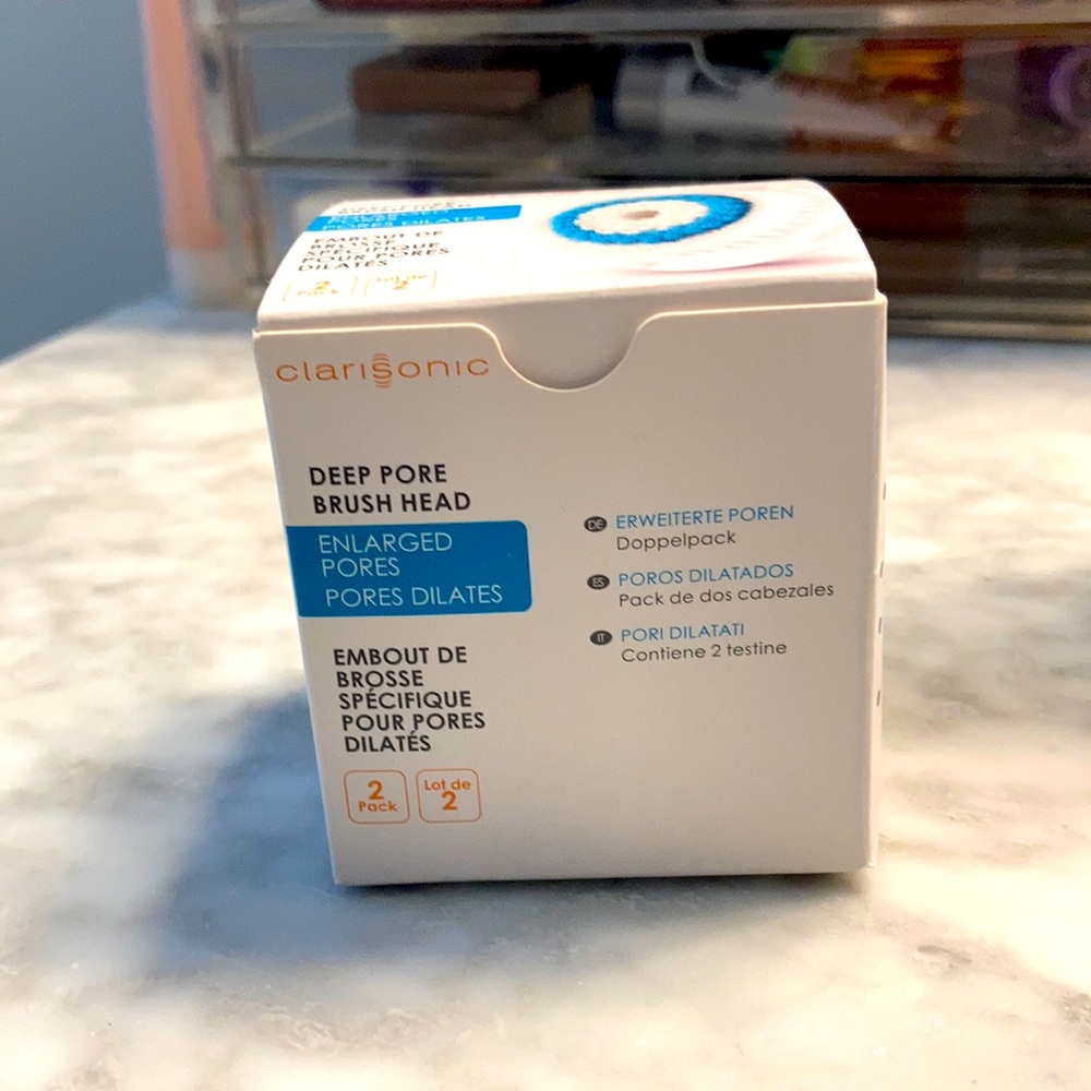 Clarisonic Deep Pore Brush Heads, brand new